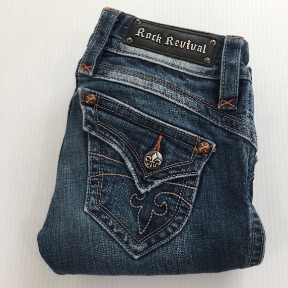 Rock Revival Denim - Rock Revival Gwen Boot Jeans, 25x31